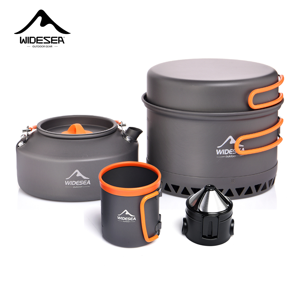 Camping Cooking Equipment - Campingservies Outdoor pannenset Potten Toeristische ketel