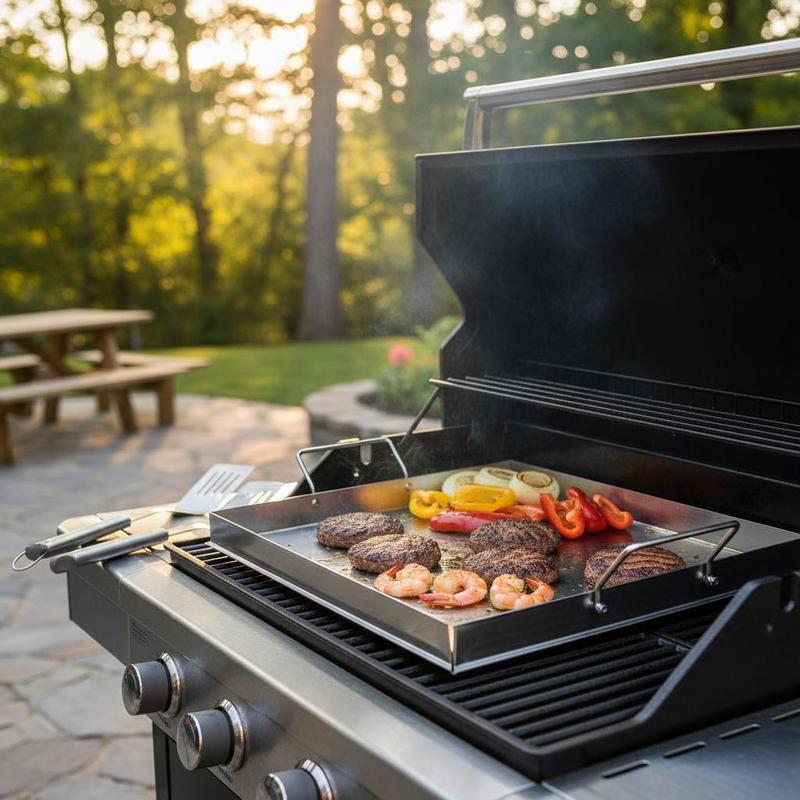 Camping Cooking Hot Plate - Universele platte bakplaat 18x16 inch voor