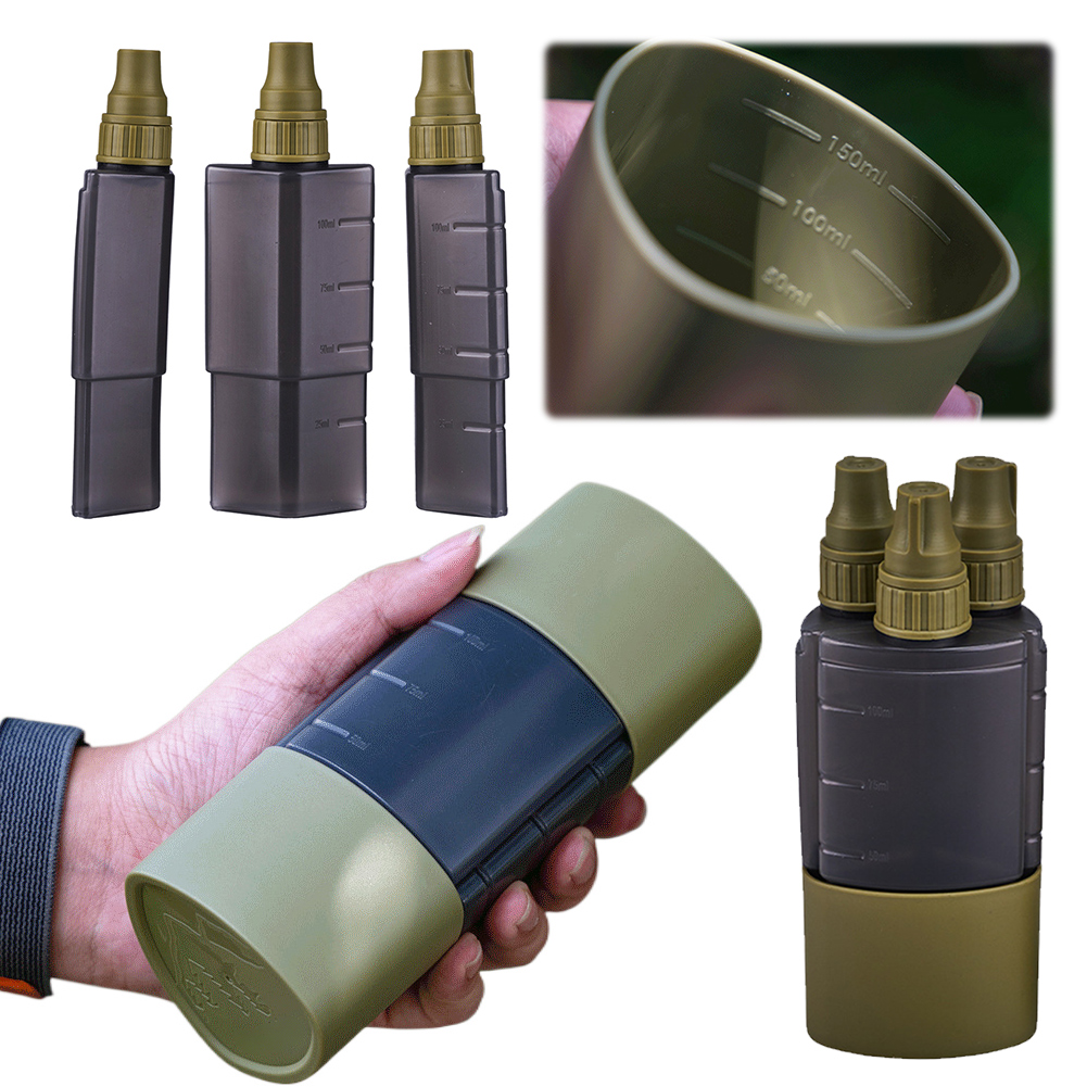 Camping Cooking Cylinder - 3-in-1 Outdoor Camping Kruidendispenser Fles BBQ