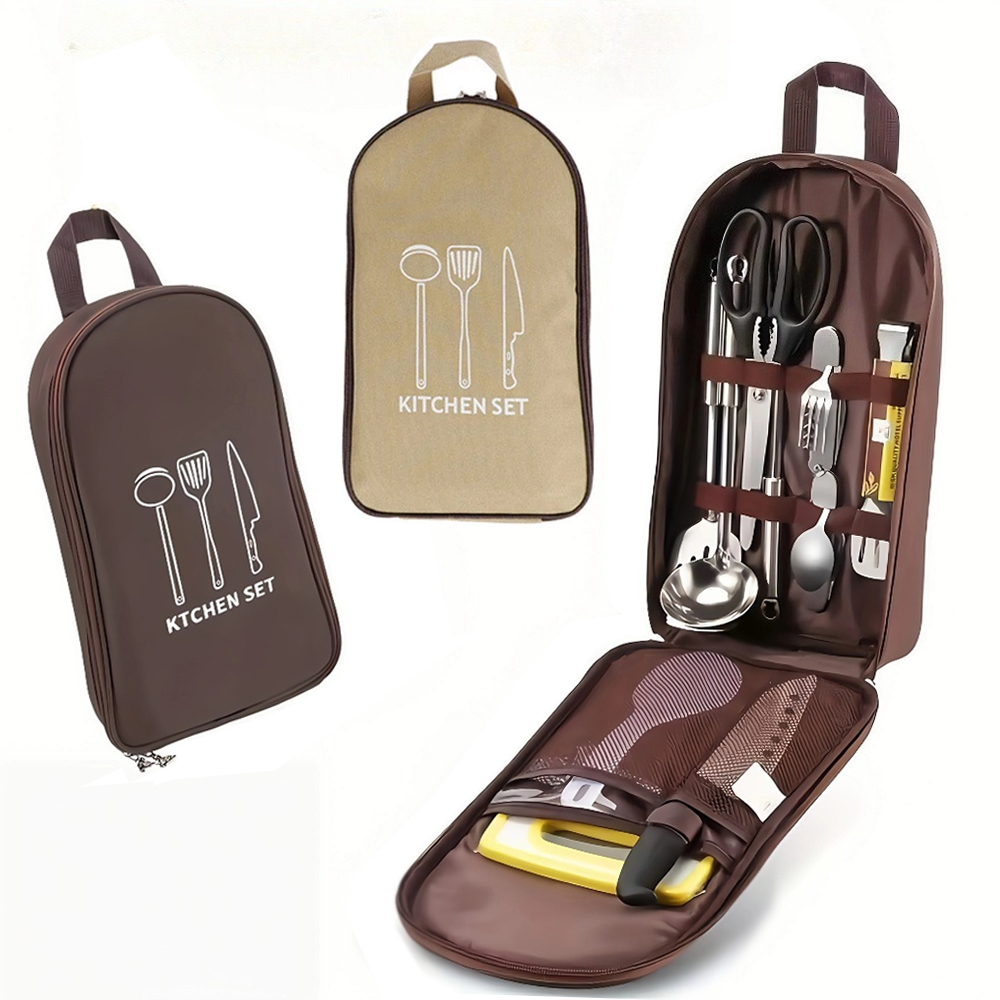 Draagbare kooktas voor buiten  - Camping Cooking Utensil Organizer recensie en prijs
