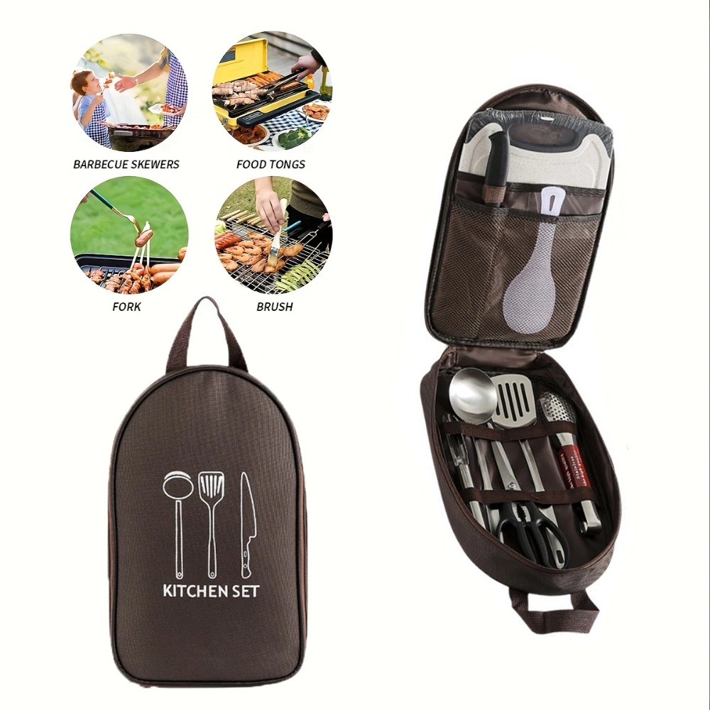 Draagbare kooktas voor buiten  - Camping Cooking Utensil Organizer recensie en prijs