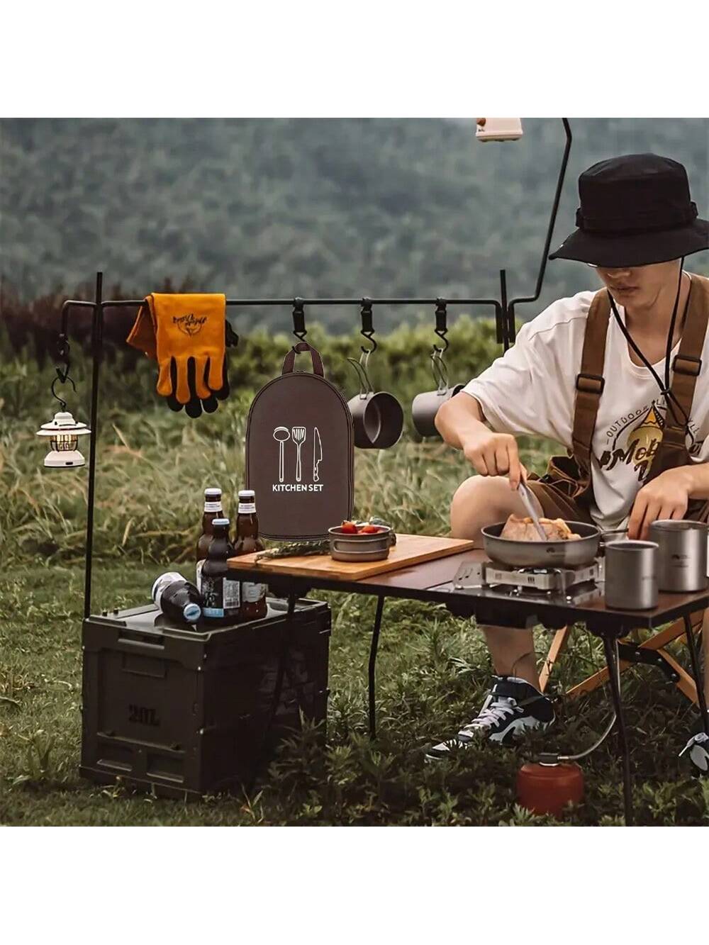 Outdoor Camping Kookgerei Opbe - Camping Cooking Utensil Organizer recensie en prijs