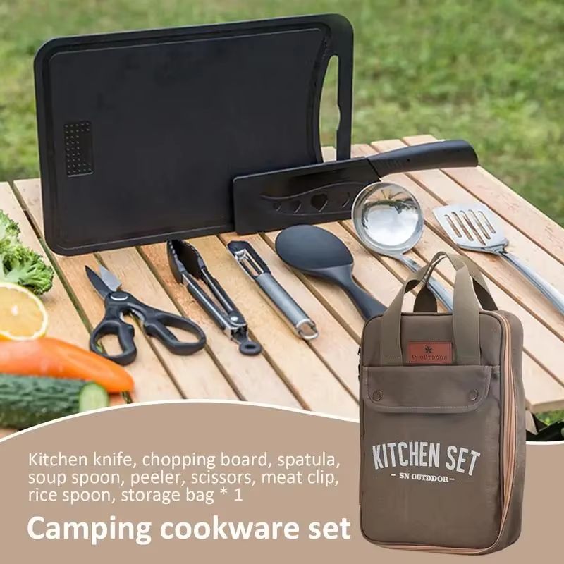 8-delige campingkeukenset met  - Camping Cooking Cylinder recensie en prijs