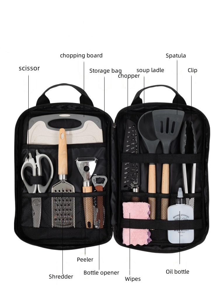 Camping kookgerei accessoires  - Camping Cooking Utensil Organizer recensie en prijs