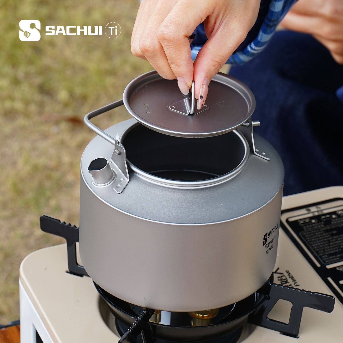 1000ML Pure Titanium Ketel Out - Camping Cooking Equipment recensie en prijs
