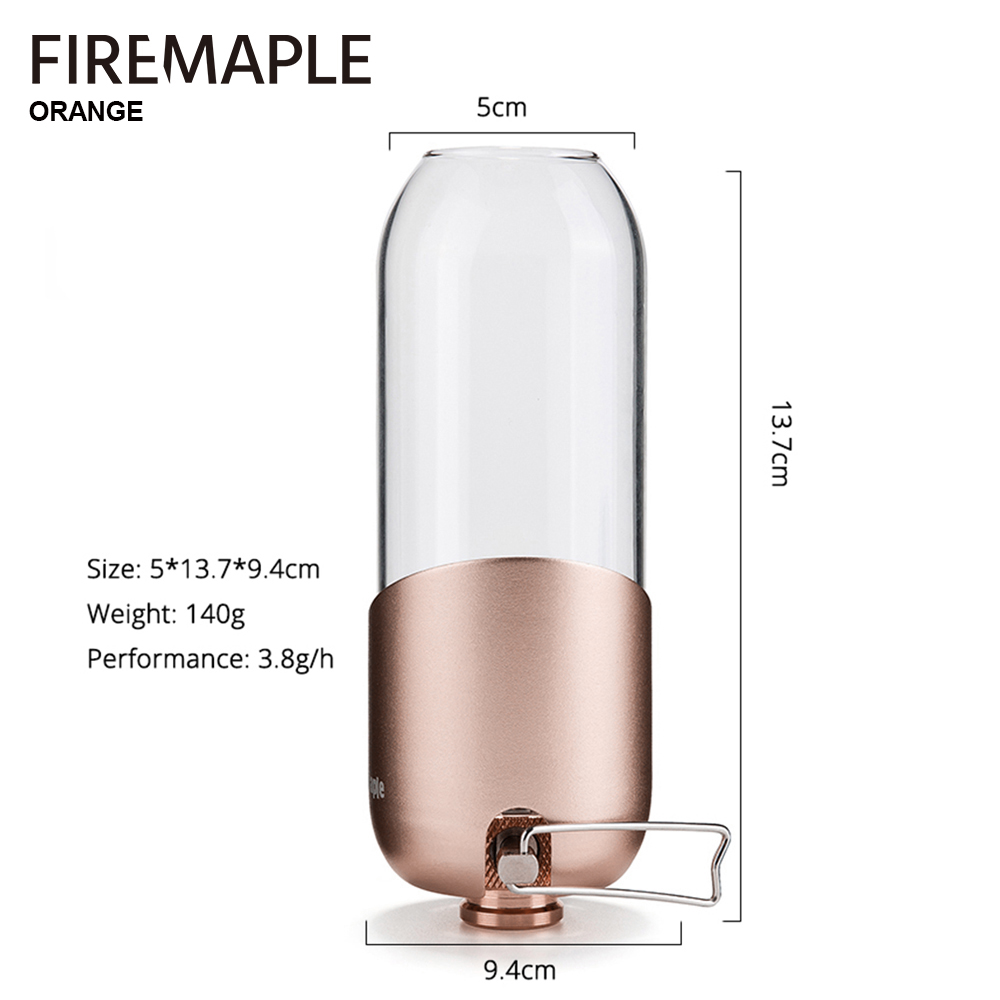 Vuur Esdoorn Oranje Gas Lantaa - Campfire Cooking recensie en prijs