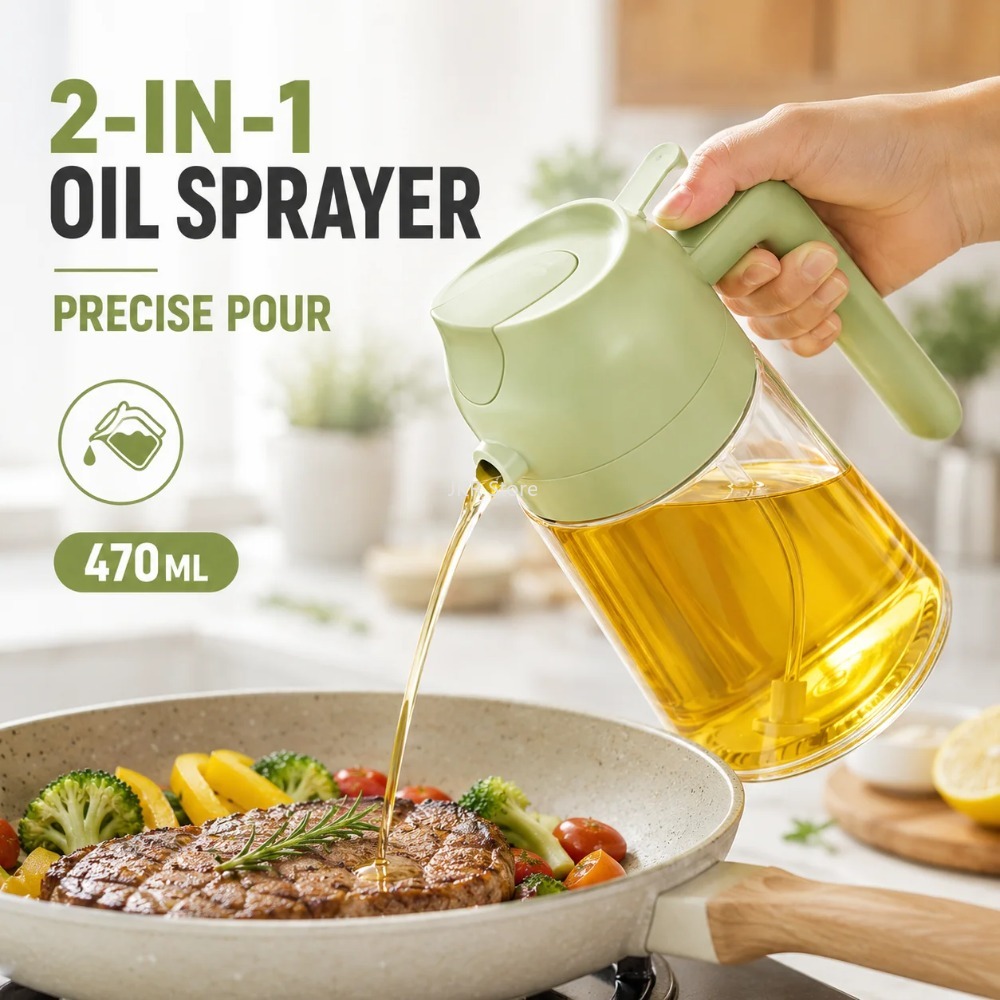 2-in-1 olijfolie spuitfles dis - Camping Cooking Oil recensie en prijs