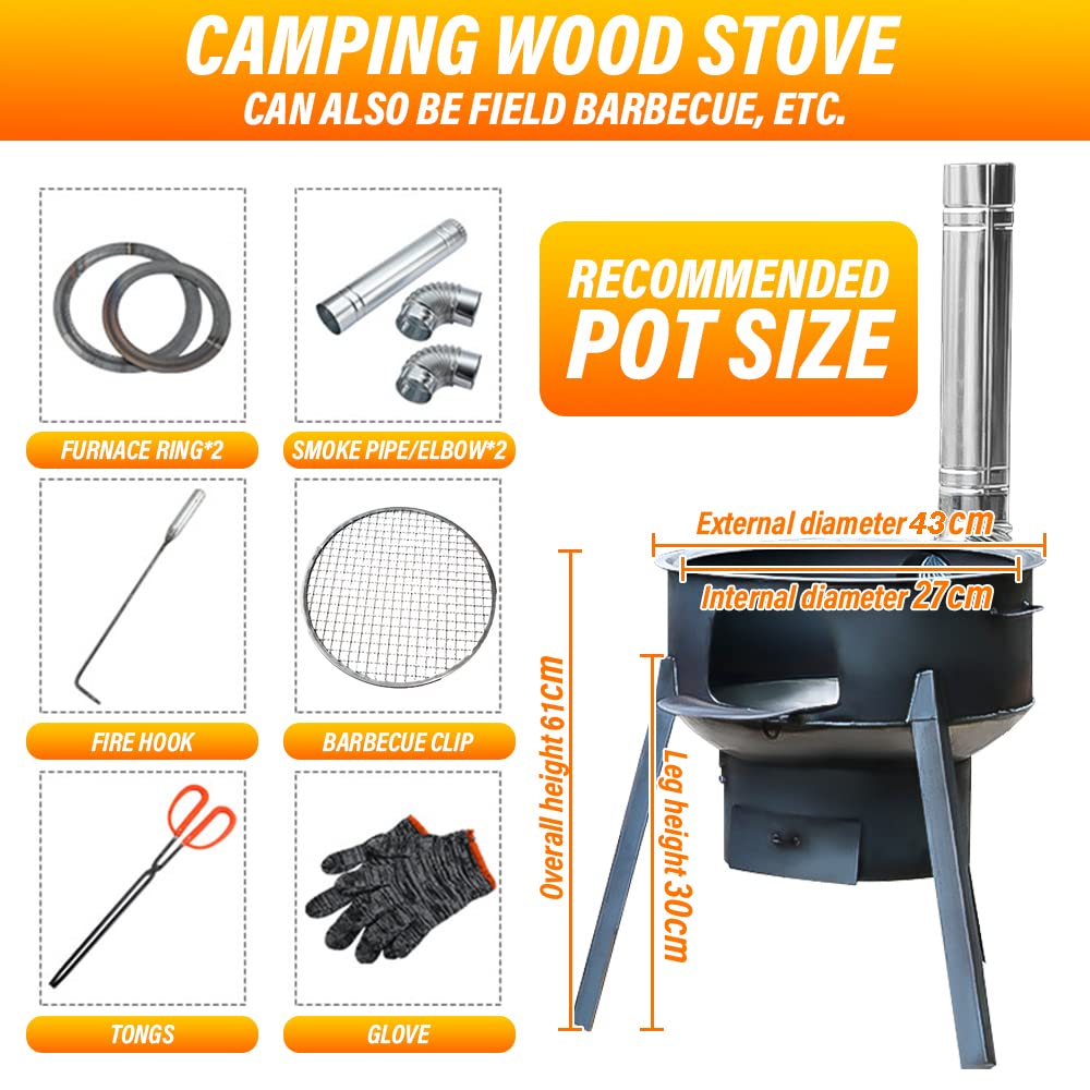 43Cm Draagbare Afneembare Buit - Camping Cooking Hot Plate recensie en prijs
