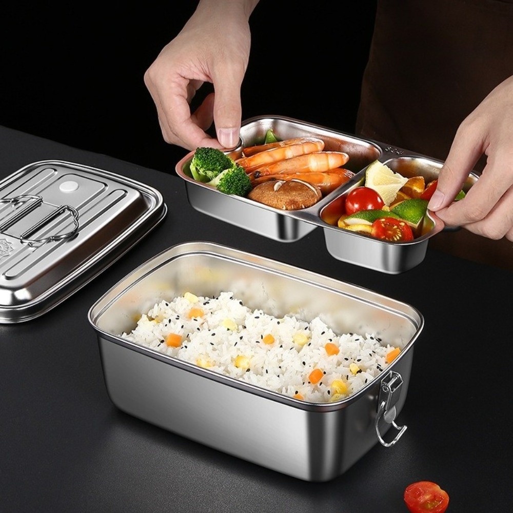 Dubbellaagse roestvrijstalen l - Camping Cooking Equipment recensie en prijs