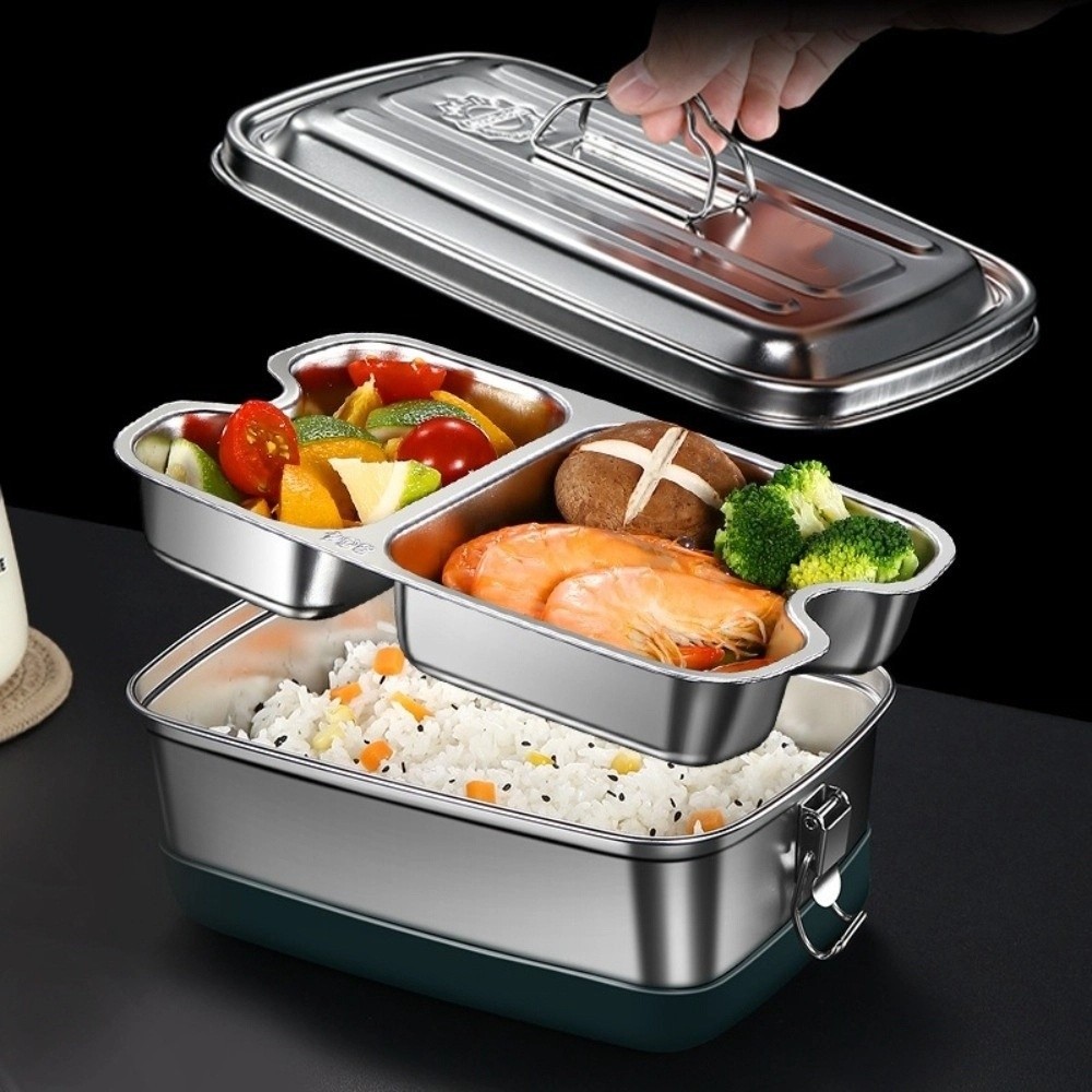 Dubbellaagse roestvrijstalen l - Camping Cooking Equipment recensie en prijs
