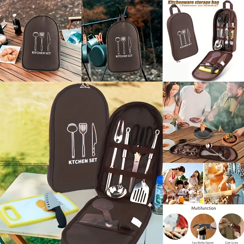 Kooktas voor buiten Campingopb - Camping Cooking Utensil Organizer recensie en prijs