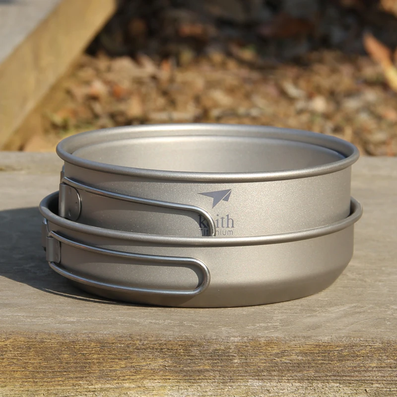 Keith 3PCS Titanium Kookgerei  - Camping Cooking Equipment recensie en prijs