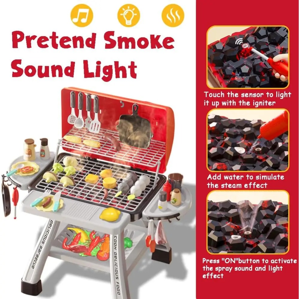 Barbecue Grill Speelgoedset Ki - Camping Cooking Gifts recensie en prijs