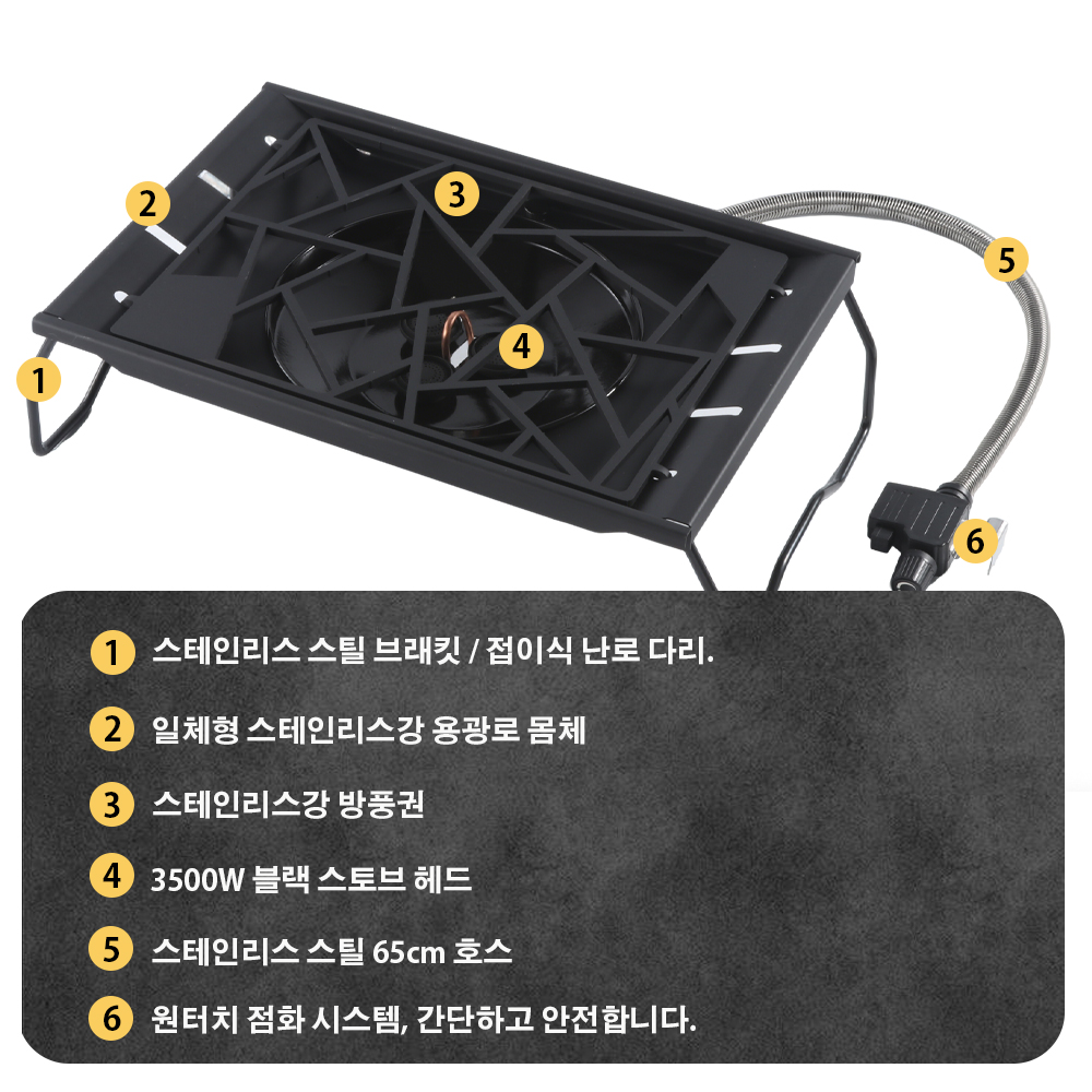 Pandatour Camping IGT-kachel 6 - Campfire Cooking recensie en prijs