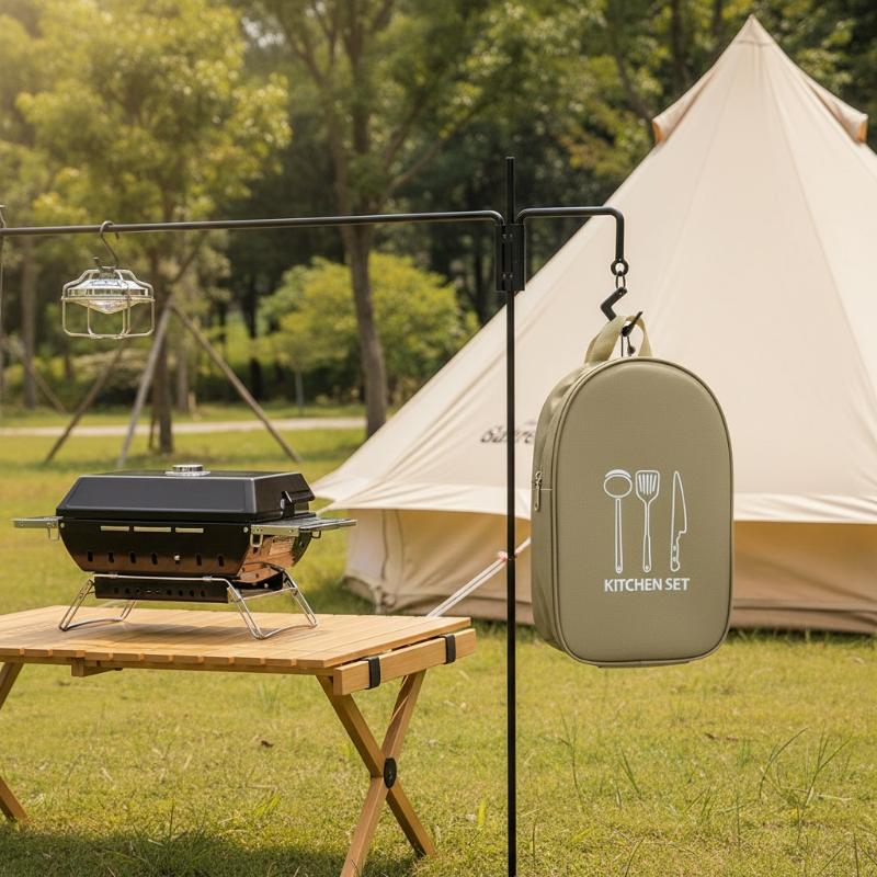 Kooktas voor buiten Campingopb - Camping Cooking Utensil Organizer recensie en prijs