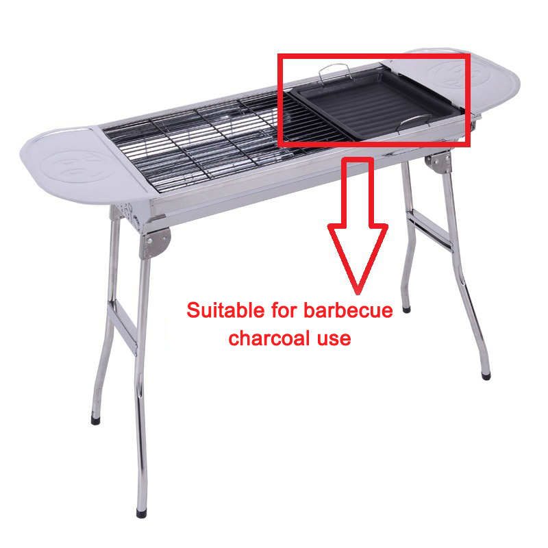 Buiten dikke vierkante grillpa - Camping Cooking Equipment recensie en prijs