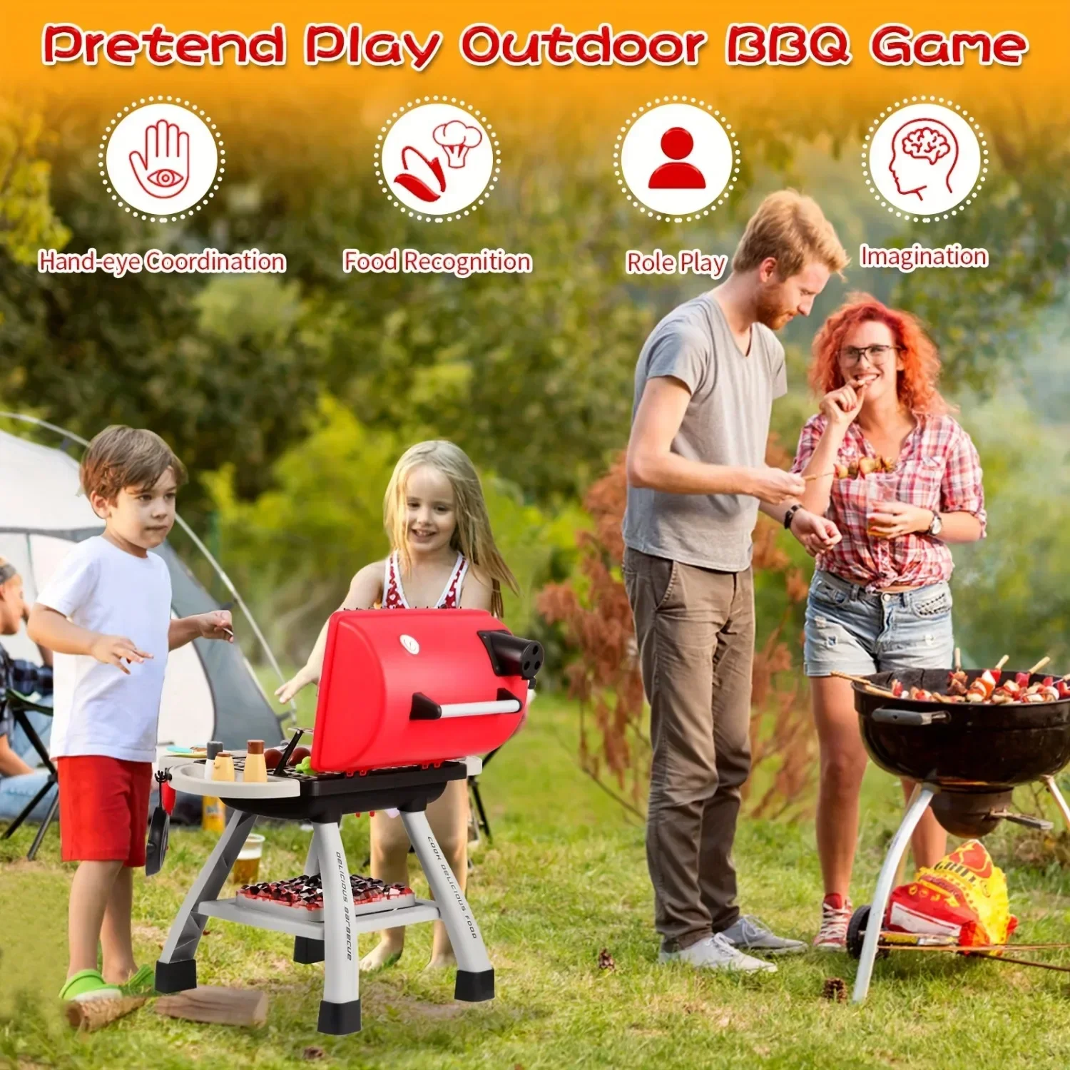 Barbecue Grill Speelgoedset Ki - Camping Cooking Gifts recensie en prijs