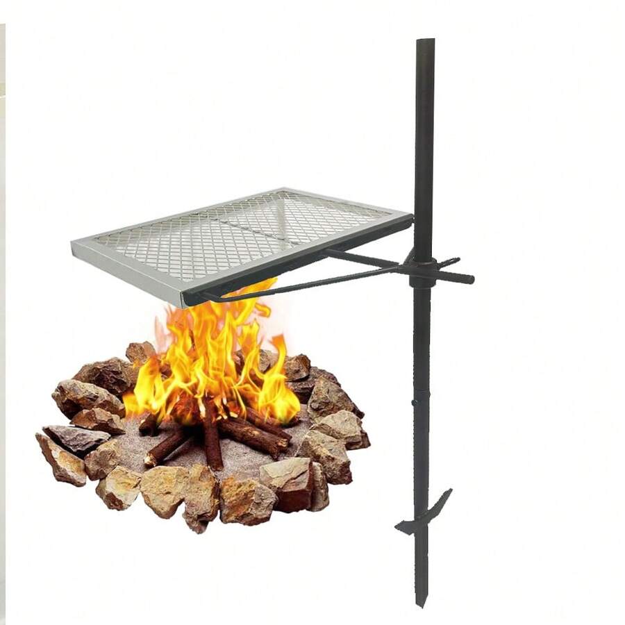 360 °   Verstelbare draaibare  - Campfire Cooking recensie en prijs