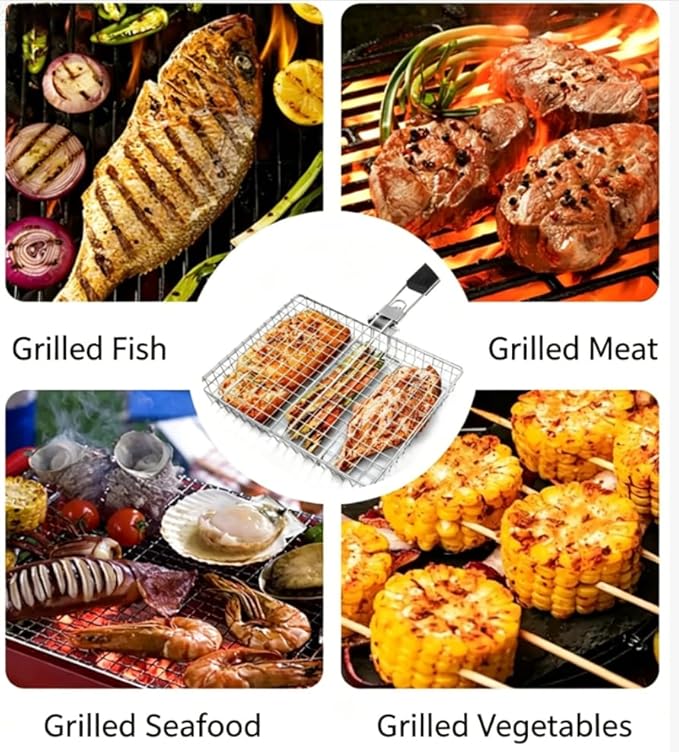 Grillmand Grote draagbare opvo - Camping Cooking Gifts recensie en prijs