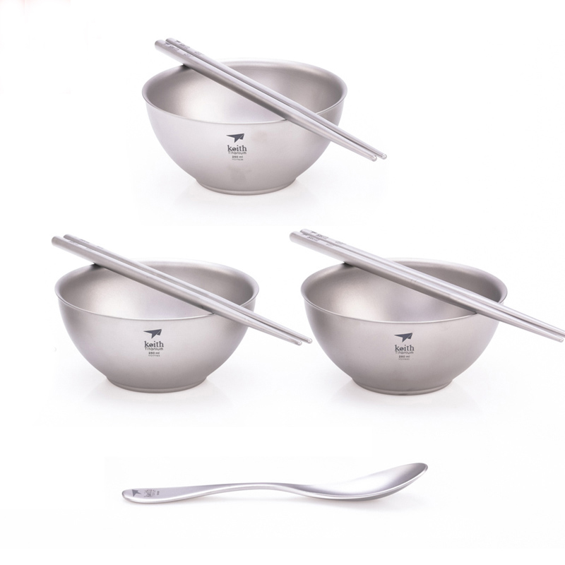 Keith kookset, titanium kom ee - Camping Cooking Gifts recensie en prijs