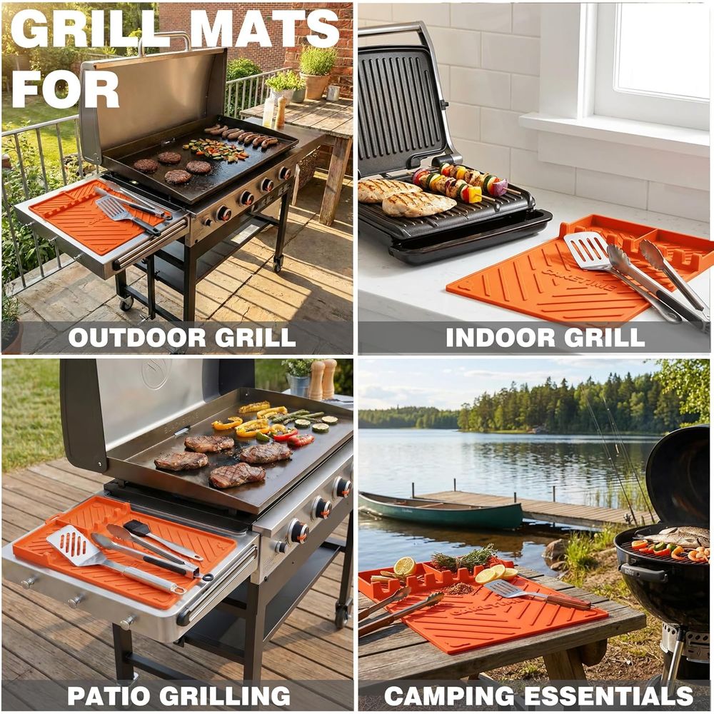 Siliconen grillmatten of acces - Camping Cooking Bbq recensie en prijs