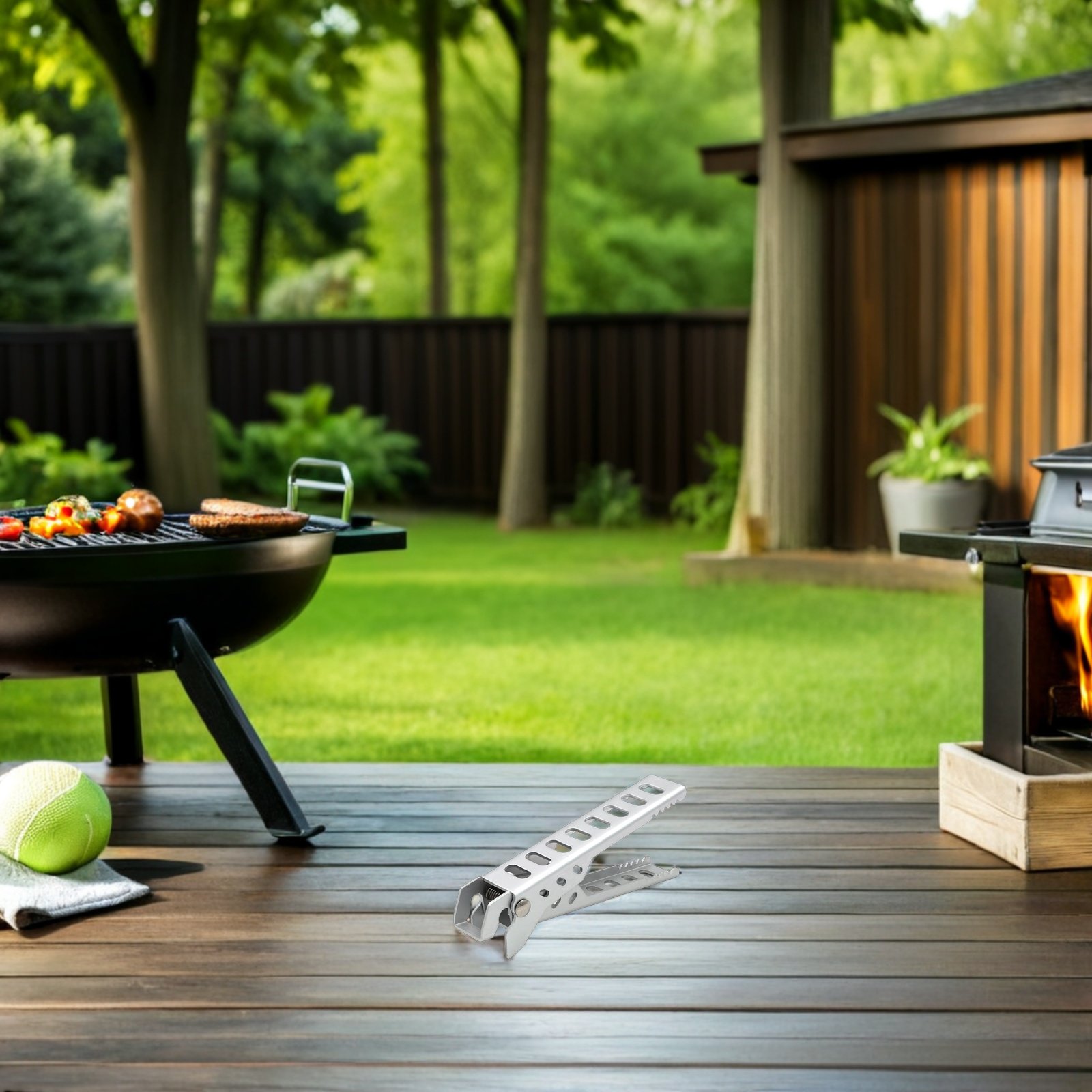 4-delige anti-verbrandings pan - Camping Cooking Hot Plate recensie en prijs