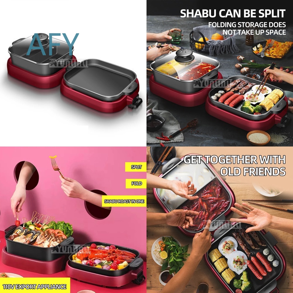 Draagbare elektrische hotpotgr - Camping Cooking Hot Plate recensie en prijs