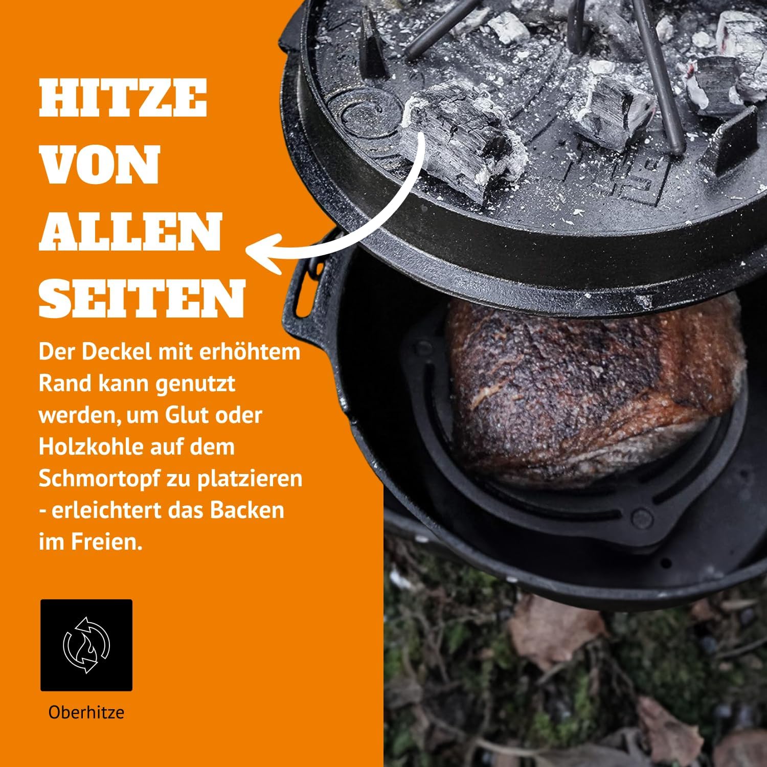 Voorgekruide gietijzeren Dutch - Campfire Cooking recensie en prijs